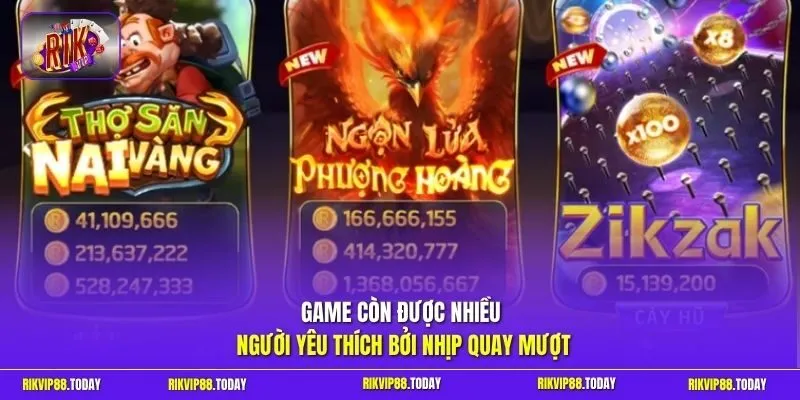 Ngọn Lửa Phương Hoàng Rikvip Và Bí Mật Quay Hũ Thắng Lớn 2 Sunwin Game còn được nhiều người yêu thích bởi nhịp quay mượt