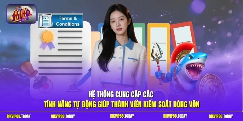 Chơi có trách nhiệm 3 Sunwin Hệ thống cung cấp các tính năng tự động giúp thành viên kiểm soát dòng vốn
