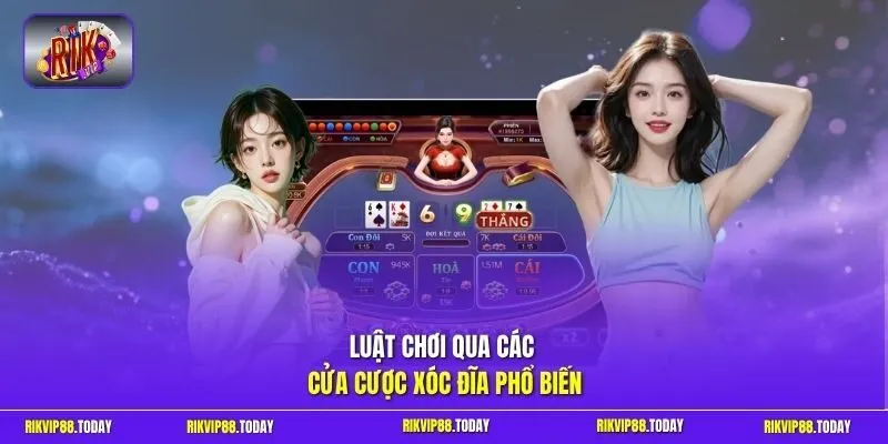 Luật chơi qua các cửa cược xóc đĩa phổ biến